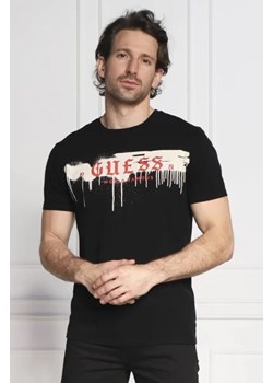 GUESS T-shirt GRAFFITI DRIPS | Regular Fit ze sklepu Gomez Fashion Store w kategorii T-shirty męskie - zdjęcie 172873457