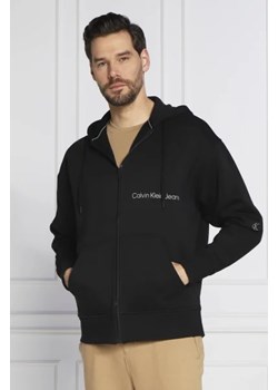 CALVIN KLEIN JEANS Bluza OFF PLACED INSTIT ZIP-THROUGH | Regular Fit ze sklepu Gomez Fashion Store w kategorii Bluzy męskie - zdjęcie 172874405