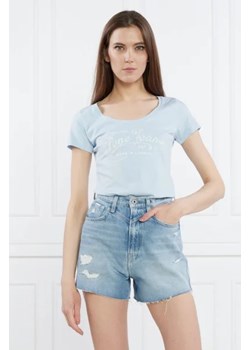 Pepe Jeans London T-shirt | Regular Fit ze sklepu Gomez Fashion Store w kategorii Bluzki damskie - zdjęcie 172875388