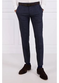 Joop! Wełniane spodnie 17 JT-34Blayr-STR12 | Slim Fit | z dodatkiem lnu ze sklepu Gomez Fashion Store w kategorii Spodnie męskie - zdjęcie 172875869