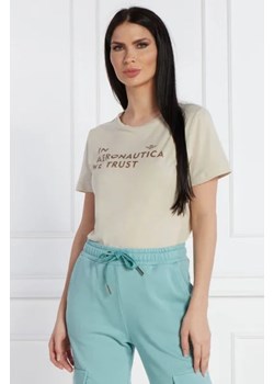 Aeronautica Militare T-shirt | Regular Fit ze sklepu Gomez Fashion Store w kategorii Bluzki damskie - zdjęcie 172878985
