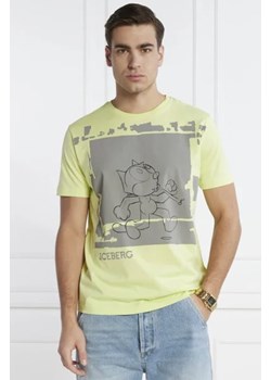 Iceberg T-shirt | Regular Fit ze sklepu Gomez Fashion Store w kategorii T-shirty męskie - zdjęcie 172879539