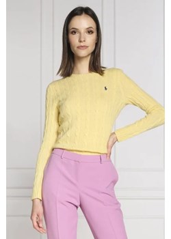 POLO RALPH LAUREN Wełniany sweter | Regular Fit | z dodatkiem kaszmiru ze sklepu Gomez Fashion Store w kategorii Swetry damskie - zdjęcie 172882546