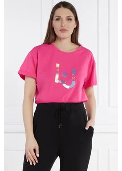 Liu Jo Beachwear T-shirt | Regular Fit ze sklepu Gomez Fashion Store w kategorii Bluzki damskie - zdjęcie 172883418