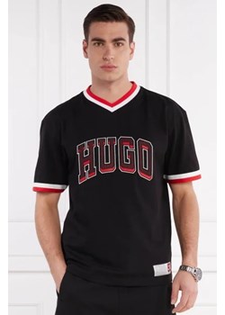 HUGO T-shirt duava | Relaxed fit ze sklepu Gomez Fashion Store w kategorii T-shirty męskie - zdjęcie 172884425