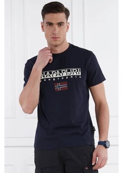 Napapijri T-shirt s-ayas | Regular Fit ze sklepu Gomez Fashion Store w kategorii T-shirty męskie - zdjęcie 172884726