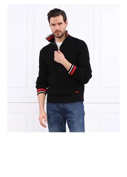 HUGO Sweter Shizo | Regular Fit | z dodatkiem wełny ze sklepu Gomez Fashion Store w kategorii Swetry męskie - zdjęcie 172884905