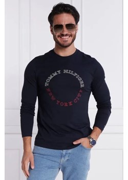 Tommy Hilfiger Longsleeve MONOTYPE ROUNDLE | Slim Fit ze sklepu Gomez Fashion Store w kategorii T-shirty męskie - zdjęcie 172884939