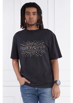 HUGO T-shirt Dunic | Relaxed fit ze sklepu Gomez Fashion Store w kategorii T-shirty męskie - zdjęcie 172885035