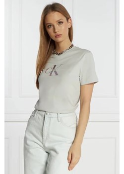 CALVIN KLEIN JEANS T-shirt | Regular Fit ze sklepu Gomez Fashion Store w kategorii Bluzki damskie - zdjęcie 172885038