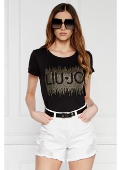 Liu Jo Beachwear T-shirt | Regular Fit ze sklepu Gomez Fashion Store w kategorii Bluzki damskie - zdjęcie 172885606