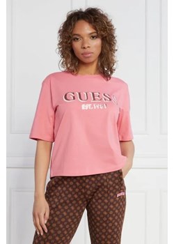 GUESS ACTIVE T-shirt BEULAH BOXY | Regular Fit ze sklepu Gomez Fashion Store w kategorii Bluzki damskie - zdjęcie 172885675