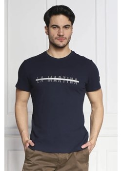 La Martina T-shirt | Regular Fit | z dodatkiem lnu ze sklepu Gomez Fashion Store w kategorii T-shirty męskie - zdjęcie 172886907
