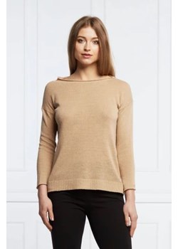 Marella Lniany sweter VADIER | Regular Fit ze sklepu Gomez Fashion Store w kategorii Swetry damskie - zdjęcie 172887095