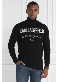 Karl Lagerfeld Wełniany golf knit | Regular Fit ze sklepu Gomez Fashion Store w kategorii Swetry męskie - zdjęcie 172889427