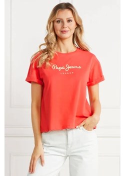 Pepe Jeans London T-shirt HELGA | Regular Fit ze sklepu Gomez Fashion Store w kategorii Bluzki damskie - zdjęcie 172889876