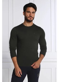Calvin Klein Wełniany sweter | Regular Fit ze sklepu Gomez Fashion Store w kategorii Swetry męskie - zdjęcie 172890087
