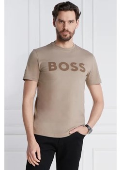 BOSS ORANGE T-shirt Thinking 1 | Slim Fit ze sklepu Gomez Fashion Store w kategorii T-shirty męskie - zdjęcie 172893806