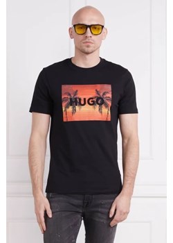 HUGO T-shirt Dulive | Regular Fit ze sklepu Gomez Fashion Store w kategorii T-shirty męskie - zdjęcie 172893969