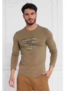 GUESS Longsleeve ABSTRACT TRIAN | Slim Fit ze sklepu Gomez Fashion Store w kategorii T-shirty męskie - zdjęcie 172894368
