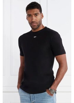 OFF-WHITE T-shirt | Slim Fit ze sklepu Gomez Fashion Store w kategorii T-shirty męskie - zdjęcie 172895135