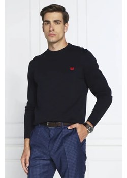 HUGO Sweter San Cassius | Regular Fit ze sklepu Gomez Fashion Store w kategorii Swetry męskie - zdjęcie 172895218