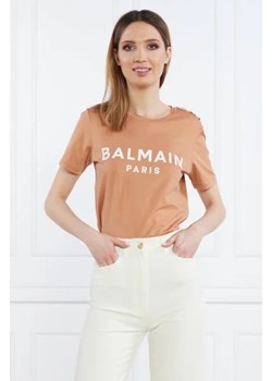 Balmain T-shirt | Regular Fit ze sklepu Gomez Fashion Store w kategorii Bluzki damskie - zdjęcie 172895736