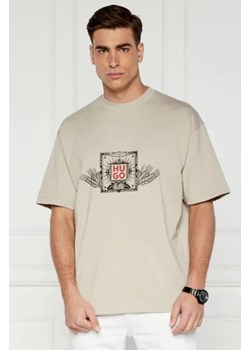 HUGO T-shirt | Relaxed fit ze sklepu Gomez Fashion Store w kategorii T-shirty męskie - zdjęcie 172895966