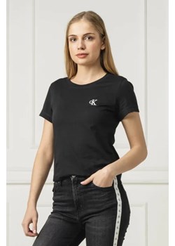 CALVIN KLEIN JEANS T-shirt | Slim Fit ze sklepu Gomez Fashion Store w kategorii Bluzki damskie - zdjęcie 172896669