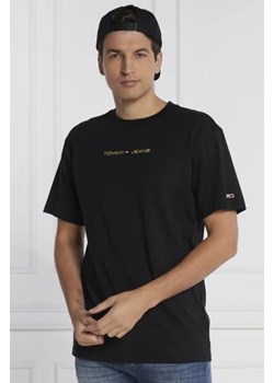 Tommy Jeans T-shirt GOLD LINEAR | Regular Fit ze sklepu Gomez Fashion Store w kategorii T-shirty męskie - zdjęcie 172897489
