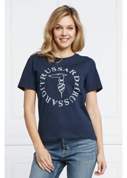 Trussardi T-shirt | Regular Fit ze sklepu Gomez Fashion Store w kategorii Bluzki damskie - zdjęcie 172897876
