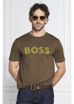 BOSS ORANGE T-shirt Thinking 1 | Regular Fit ze sklepu Gomez Fashion Store w kategorii T-shirty męskie - zdjęcie 172898235