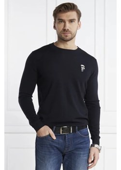 Karl Lagerfeld Wełniany sweter | Regular Fit ze sklepu Gomez Fashion Store w kategorii Swetry męskie - zdjęcie 172898525
