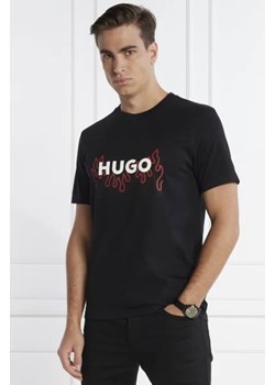 HUGO T-shirt Dulive_U241 | Regular Fit ze sklepu Gomez Fashion Store w kategorii T-shirty męskie - zdjęcie 172899636