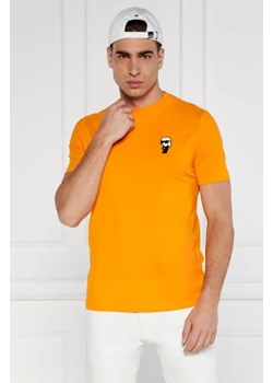 Karl Lagerfeld T-shirt CREWNECK | Regular Fit | stretch ze sklepu Gomez Fashion Store w kategorii T-shirty męskie - zdjęcie 172900228