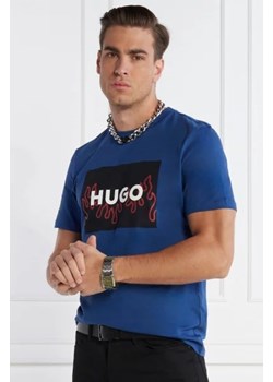 HUGO T-shirt Dulive_U241 | Regular Fit ze sklepu Gomez Fashion Store w kategorii T-shirty męskie - zdjęcie 172901265