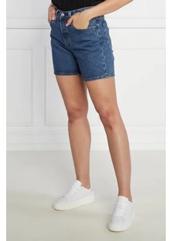 Levi's Szorty 501 MID THIGH SHORT SALSA CHAR | Slim Fit ze sklepu Gomez Fashion Store w kategorii Szorty - zdjęcie 172901579