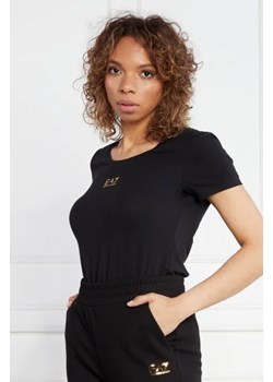 EA7 T-shirt | Regular Fit ze sklepu Gomez Fashion Store w kategorii Bluzki damskie - zdjęcie 172902358