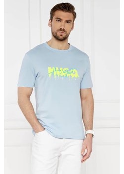 HUGO T-shirt Dacation | Regular Fit ze sklepu Gomez Fashion Store w kategorii T-shirty męskie - zdjęcie 172902826