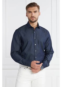 Oscar Jacobson Koszula Cut Away Washed DENIM | Regular Fit ze sklepu Gomez Fashion Store w kategorii Koszule męskie - zdjęcie 172903496