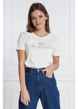 Pepe Jeans London T-shirt | Regular Fit ze sklepu Gomez Fashion Store w kategorii Bluzki damskie - zdjęcie 172903955