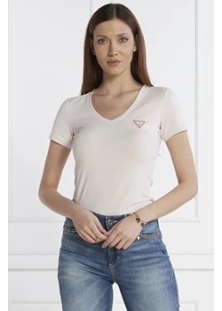 GUESS T-shirt VN MINI TRIANGLE | Slim Fit ze sklepu Gomez Fashion Store w kategorii Bluzki damskie - zdjęcie 172904247