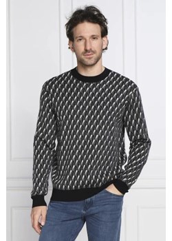 Emporio Armani Wełniany sweter | Regular Fit ze sklepu Gomez Fashion Store w kategorii Swetry męskie - zdjęcie 172904835