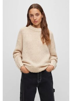 HUGO Wełniany sweter Sloos | Loose fit ze sklepu Gomez Fashion Store w kategorii Swetry damskie - zdjęcie 172905315