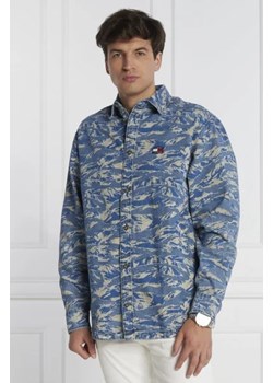 Tommy Jeans Koszula TIGER CAMO | Regular Fit | denim ze sklepu Gomez Fashion Store w kategorii Koszule męskie - zdjęcie 172905419