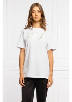 EA7 T-shirt | Regular Fit ze sklepu Gomez Fashion Store w kategorii Bluzki damskie - zdjęcie 172907626