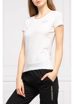 EA7 T-shirt | Regular Fit ze sklepu Gomez Fashion Store w kategorii Bluzki damskie - zdjęcie 172907737