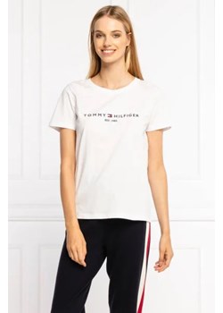 Tommy Hilfiger T-shirt | Regular Fit ze sklepu Gomez Fashion Store w kategorii Bluzki damskie - zdjęcie 172907868