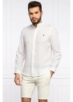 POLO RALPH LAUREN Lniana koszula | Slim Fit ze sklepu Gomez Fashion Store w kategorii Koszule męskie - zdjęcie 172908248