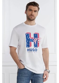Hugo Blue T-shirt Nentryle | Regular Fit ze sklepu Gomez Fashion Store w kategorii T-shirty męskie - zdjęcie 172909125